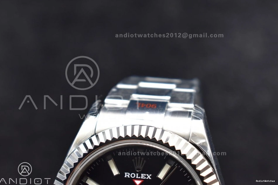 Skydweller SS 1105 Edition on A23J Oyster SS Best Dial Premium Noob Black Bracelet 0505